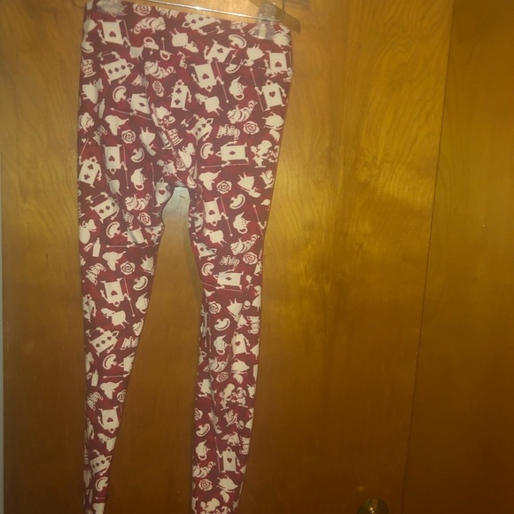 Lularoe Disney Alice and wonderland OS leggings - Picture 2 of 4